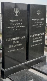 Сокирянский Александр Ефимович, Ташкент, Европейско-еврейское кладбище