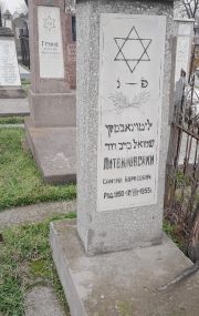 Литвиновский Самуил Борисович, Ташкент, Европейско-еврейское кладбище