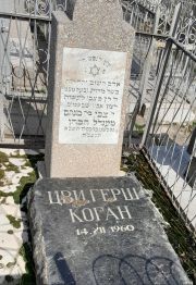 Коган Цви Герш, Ташкент, Европейско-еврейское кладбище