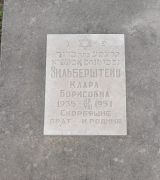 Зильберштейн Клара Борисовна, Ташкент, Европейско-еврейское кладбище
