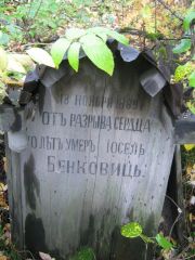 Бенковиц Иосель , Тобольск, Еврейское кладбище