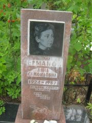 Ерманок Анна Самойловна, Уфа, Северное (Тимашевское) кладбище