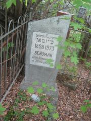 Бейзман Двера Бенюаминовна, Уфа, Сергиевское кладбище