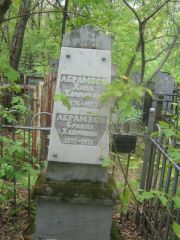 Абрамзон Хана Хаимовна, Уфа, Сергиевское кладбище