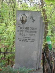 Гринбойм Исаак Яковлевич, Уфа, Сергиевское кладбище