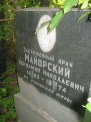Майсорский Вениамин Николаевич, Уфа, Сергиевское кладбище