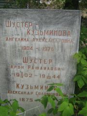 Шустер Арон Рафаилович, Уфа, Сергиевское кладбище