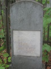 Бергер Израиль Иосифович, Уфа, Сергиевское кладбище