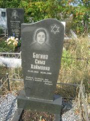 Богина Сима Хаймовна, Уфа, Южное кладбище