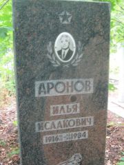 Аронов Илья Исаакович, Уфа, Южное кладбище