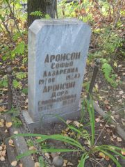 Аронсон Софья Лазаревна, Ульяновск, Северное (Ишеевское) кладбище