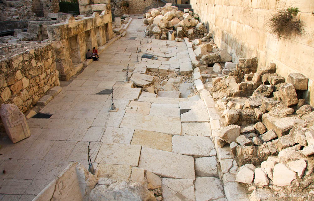   Неизвестный автор  — Старая улица в Иерусалиме
