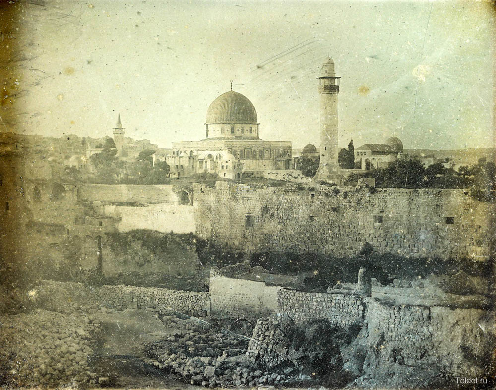   Неизвестный автор  — Иерусалим, Большая мечеть, 1844 год