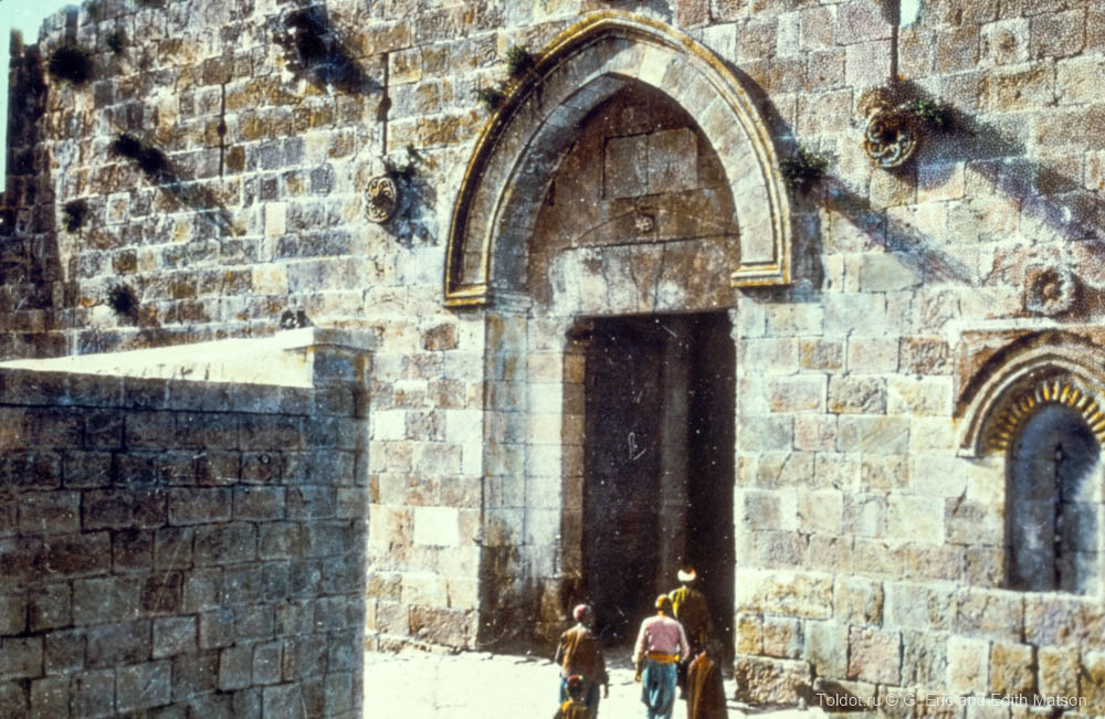   Неизвестный автор  — Сионские ворота в Старом городе