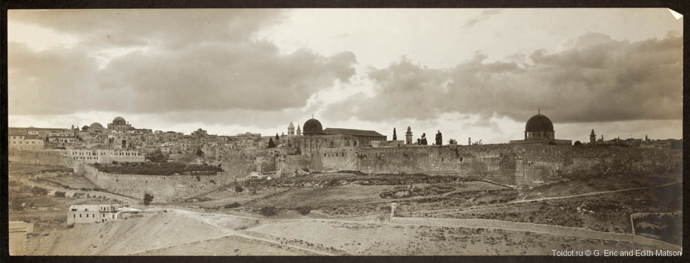   Неизвестный автор  — Панорама Иерусалима