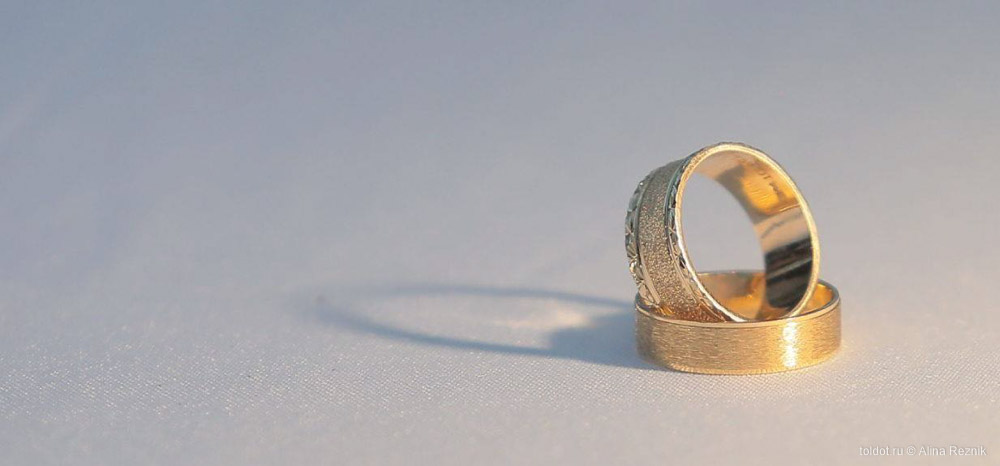  Алина Резник  — Свадебные кольца из ювелирного магазина