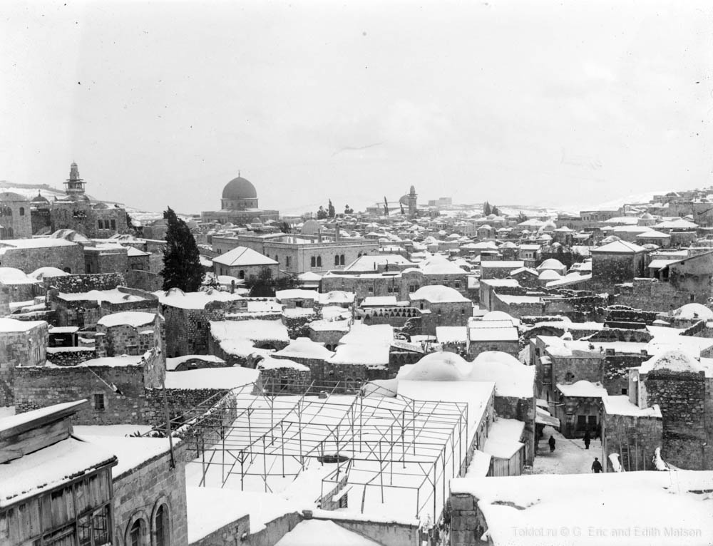   Неизвестный автор  — Снег в Иерусалиме