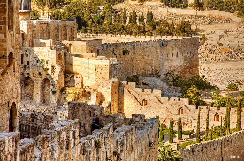   Израильское министерство туризма  — Стены Старого города. Иерусалим