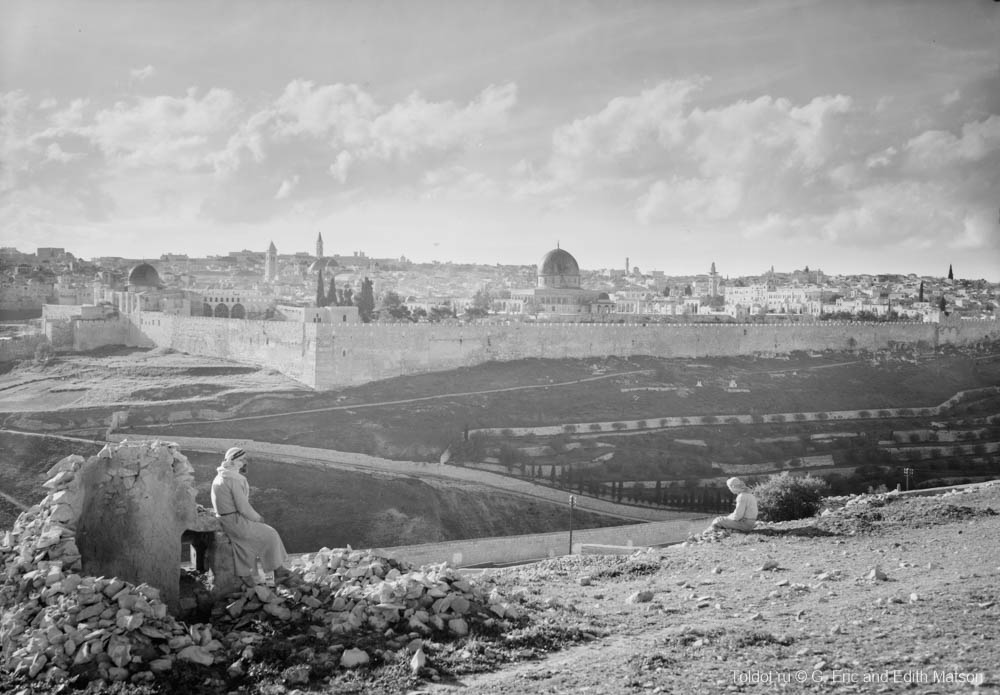   Неизвестный автор  — Вид на Иерусалим