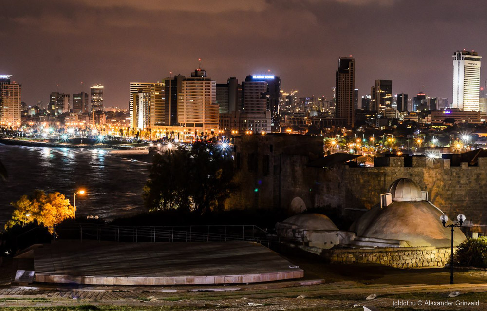  Александр Гринвальд  — Вид с Яффа на ночной Тель-Авив